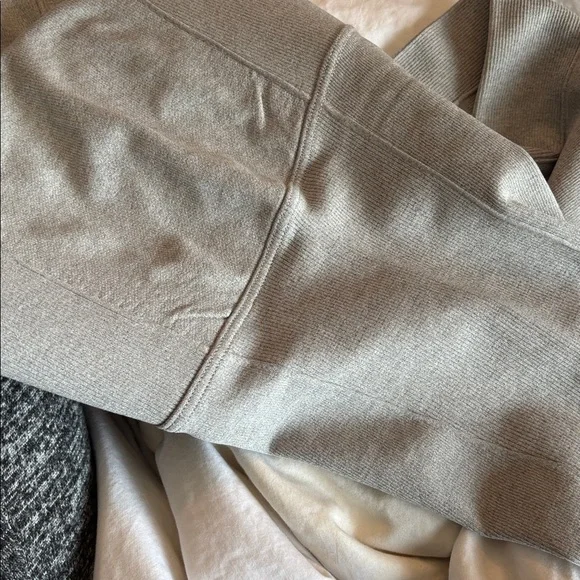 Free People Movement ribbed pull on stretchy light grey legging pants xs/s - Picture 7 of 10